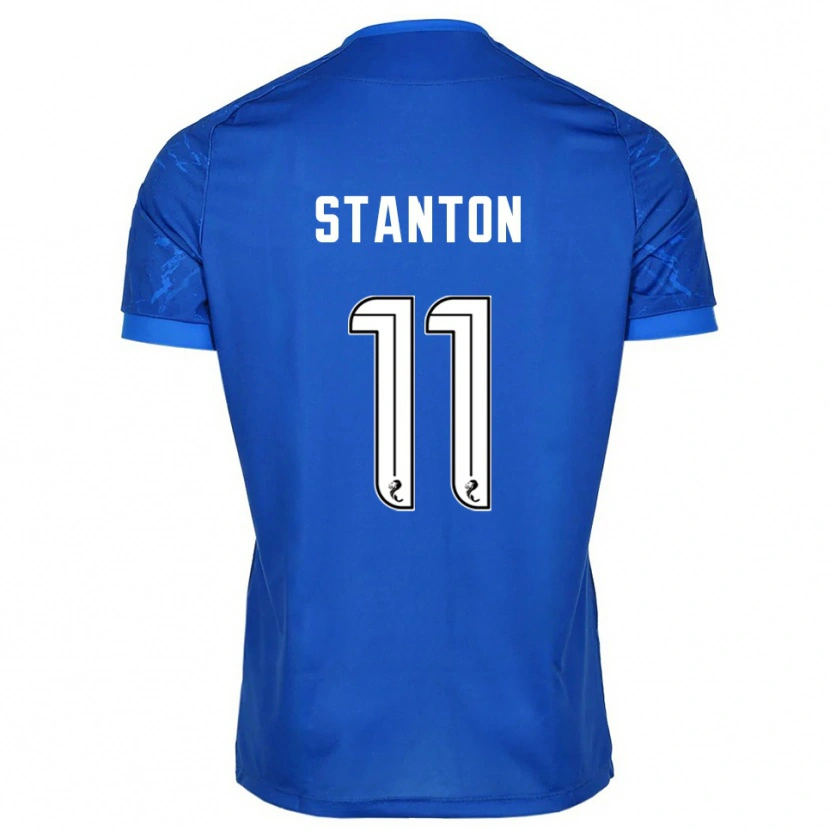 Danxen Män Sam Stanton #11 Blå Vit Hemmatröja Matchtröjor 2025/26 Tröjor T-Tröja