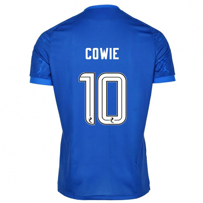 Danxen Män Ellie-May Cowie #10 Blå Vit Hemmatröja Matchtröjor 2025/26 Tröjor T-Tröja