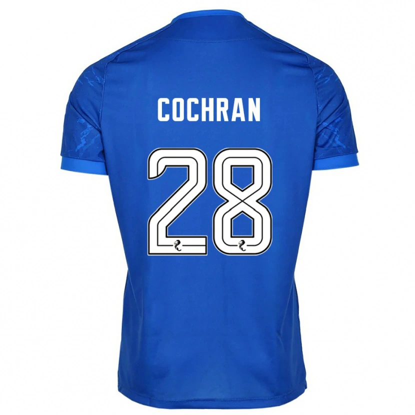 Danxen Män Bobby Cochran #28 Blå Vit Hemmatröja Matchtröjor 2025/26 Tröjor T-Tröja