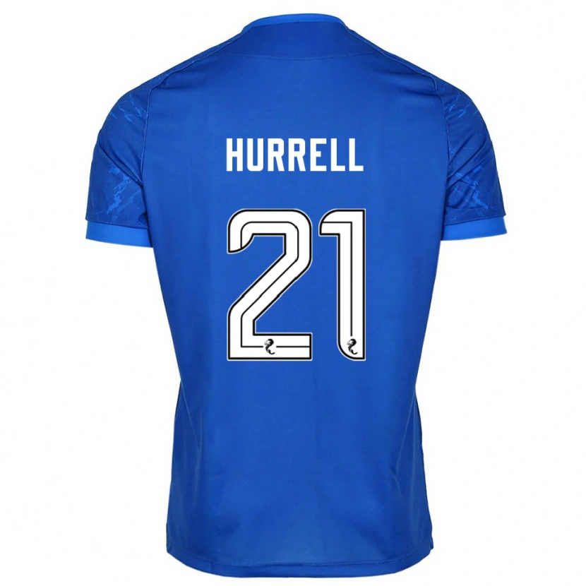 Danxen Män Olivia Hurrell #21 Blå Vit Hemmatröja Matchtröjor 2025/26 Tröjor T-Tröja