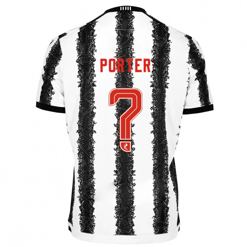 Danxen Män Ryan Porter #0 Vit Svart Hemmatröja Matchtröjor 2025/26 Tröjor T-Tröja
