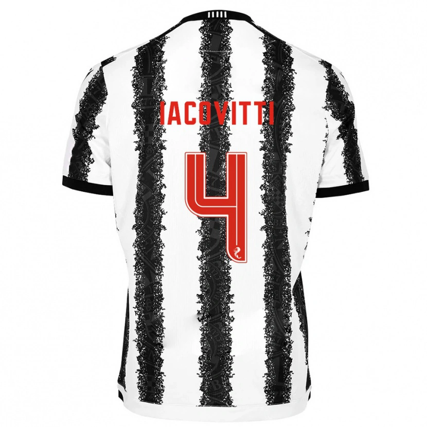 Danxen Män Alex Iacovitti #4 Vit Svart Hemmatröja Matchtröjor 2025/26 Tröjor T-Tröja