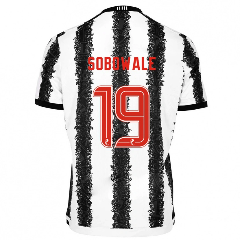 Danxen Män Tunmise Sobowale #19 Vit Svart Hemmatröja Matchtröjor 2025/26 Tröjor T-Tröja