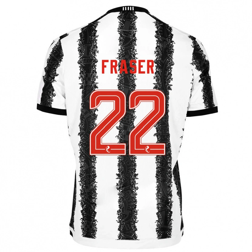 Danxen Män Marcus Fraser #22 Vit Svart Hemmatröja Matchtröjor 2025/26 Tröjor T-Tröja