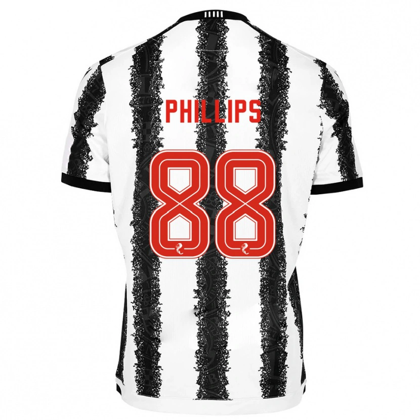 Danxen Män Killian Phillips #88 Vit Svart Hemmatröja Matchtröjor 2025/26 Tröjor T-Tröja