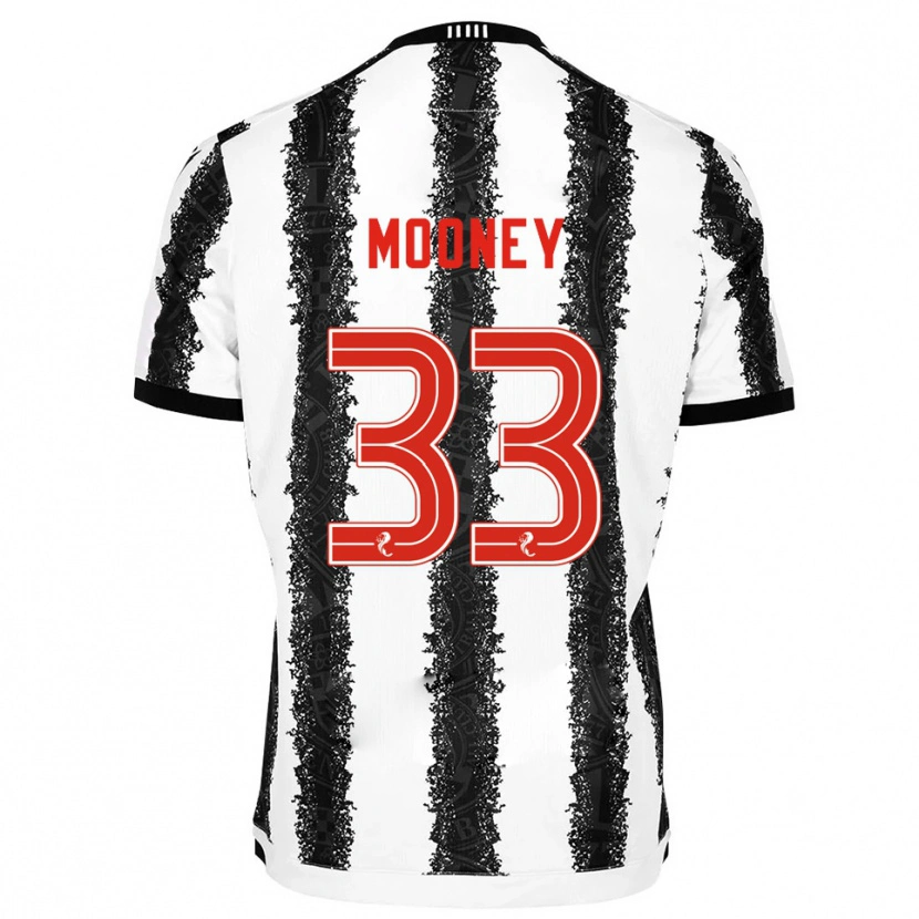 Danxen Män Evan Mooney #33 Vit Svart Hemmatröja Matchtröjor 2025/26 Tröjor T-Tröja