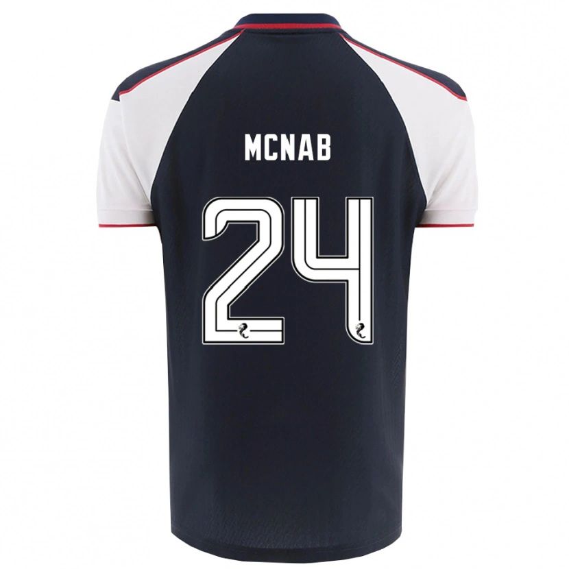 Danxen Män Cameron Mcnab #24 Marin Vit Hemmatröja Matchtröjor 2025/26 Tröjor T-Tröja