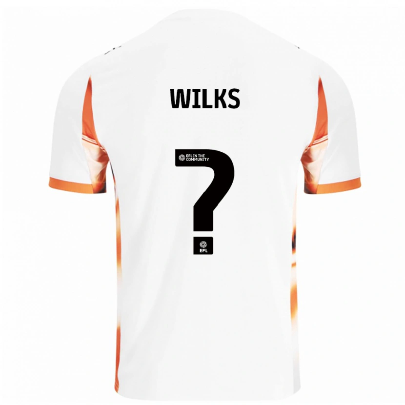 Danxen Män Rebecca Wilks #0 Vit Orange Svart Bortatröja Matchtröjor 2025/26 Tröjor T-Tröja