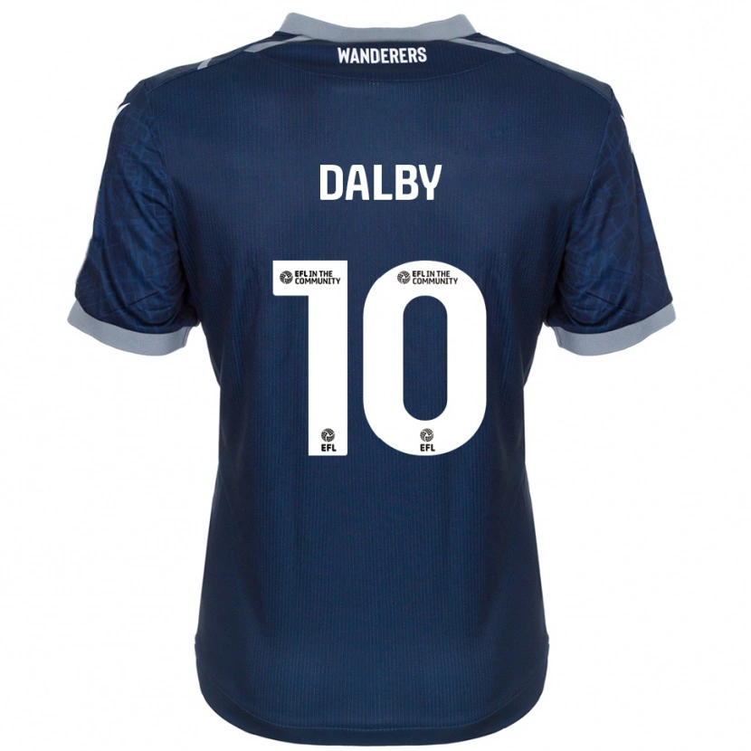 Danxen Män Sam Dalby #10 Marin Grå Bortatröja Matchtröjor 2025/26 Tröjor T-Tröja