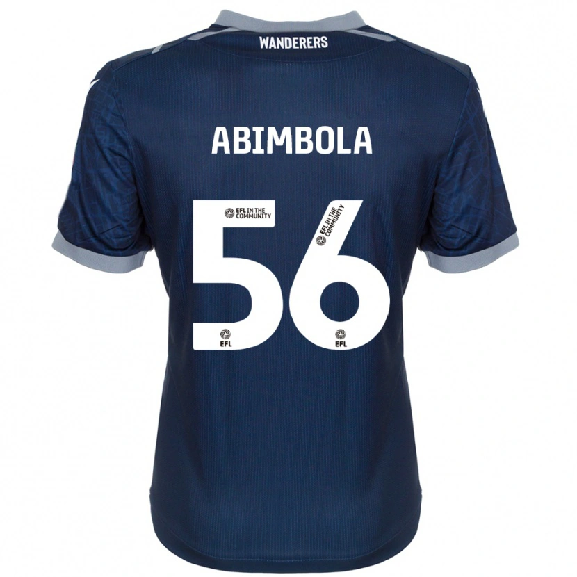 Danxen Män David Abimbola #56 Marin Grå Bortatröja Matchtröjor 2025/26 Tröjor T-Tröja