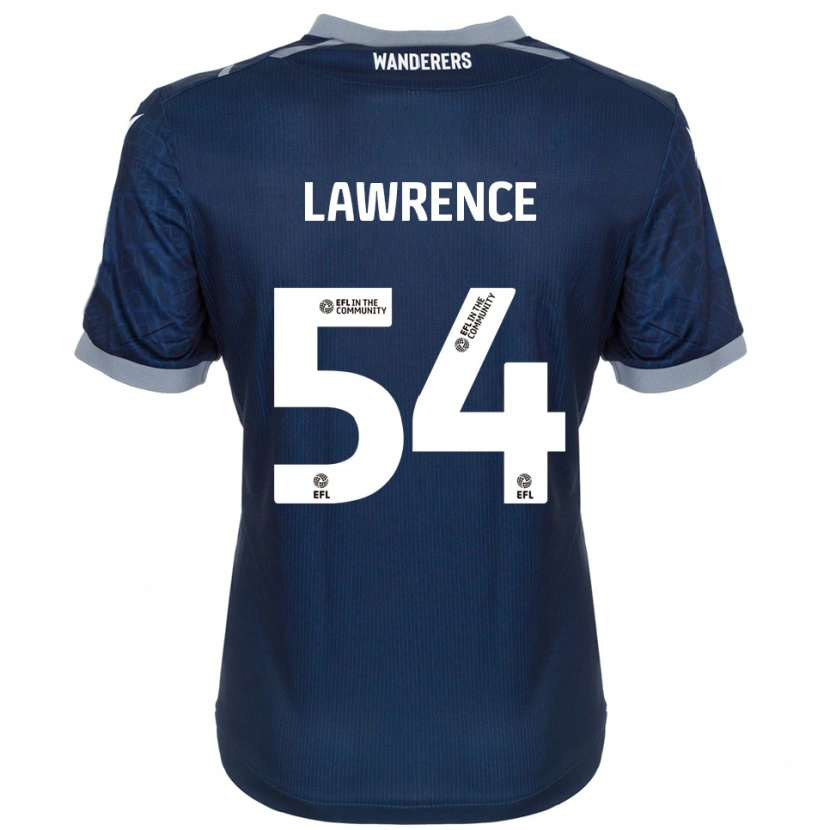 Danxen Män Daeshon Lawrence #54 Marin Grå Bortatröja Matchtröjor 2025/26 Tröjor T-Tröja