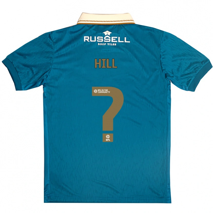 Danxen Män Tommy Hill #0 Himmelsblå Vit Bortatröja Matchtröjor 2025/26 Tröjor T-Tröja