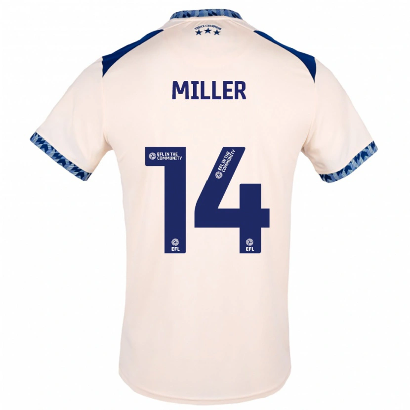 Danxen Män Mickel Miller #14 Off-White Marin Bortatröja Matchtröjor 2025/26 Tröjor T-Tröja