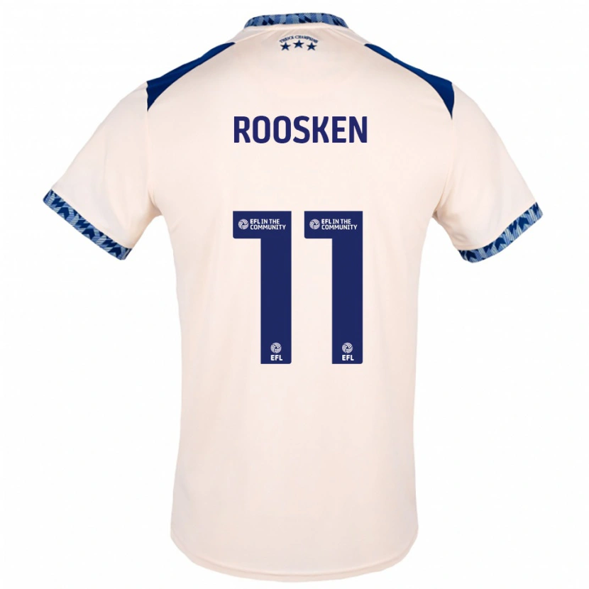 Danxen Män Ruben Roosken #11 Off-White Marin Bortatröja Matchtröjor 2025/26 Tröjor T-Tröja
