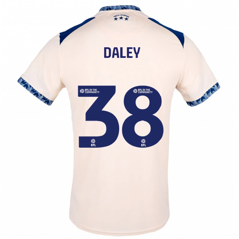 Danxen Män Luke Daley #38 Off-White Marin Bortatröja Matchtröjor 2025/26 Tröjor T-Tröja
