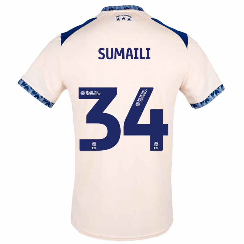 Danxen Män Falone Sumaili #34 Off-White Marin Bortatröja Matchtröjor 2025/26 Tröjor T-Tröja