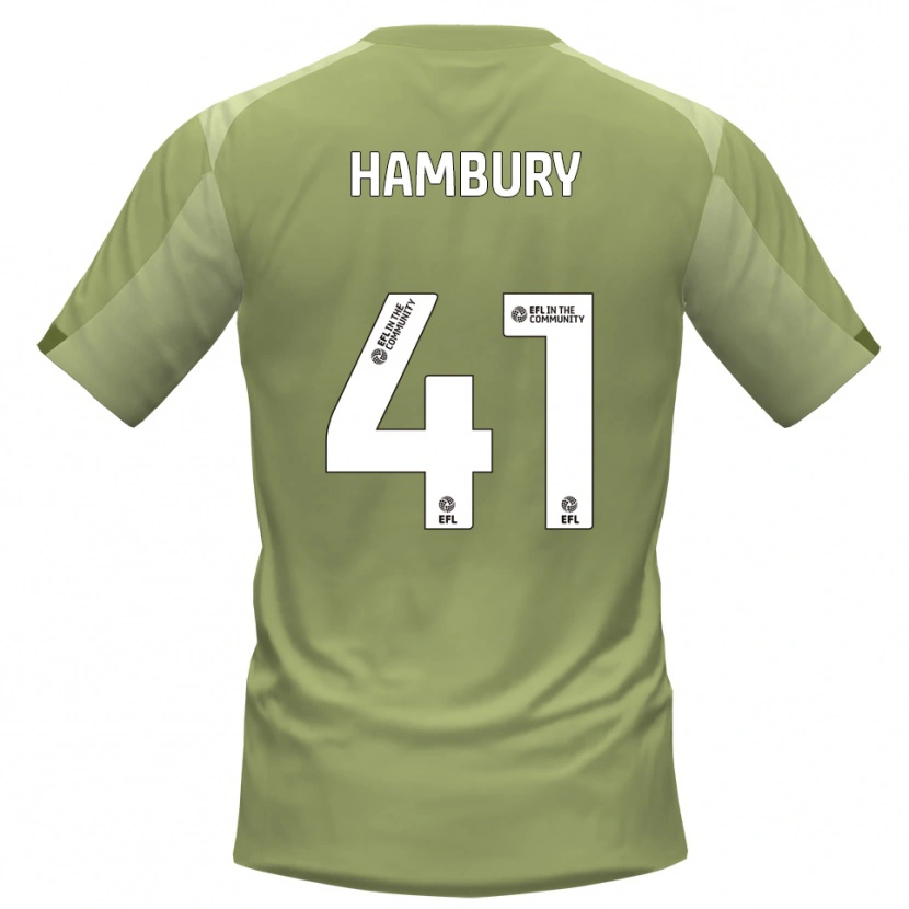 Danxen Män Zack Hambury #41 Salvia Champagne Bortatröja Matchtröjor 2025/26 Tröjor T-Tröja