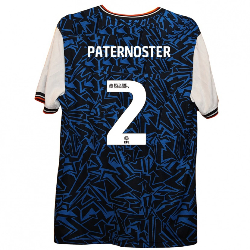 Danxen Män Vladimir Paternoster #2 Blå Svart Vit Bortatröja Matchtröjor 2025/26 Tröjor T-Tröja