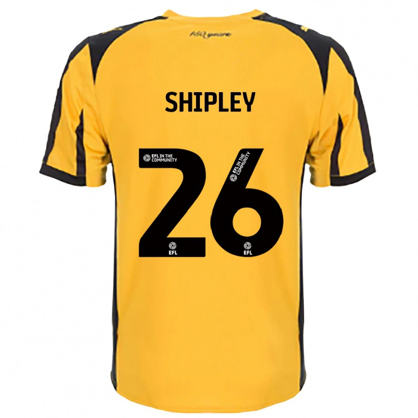 Danxen Män Jordan Shipley #26 Orange Svart Bortatröja Matchtröjor 2025/26 Tröjor T-Tröja