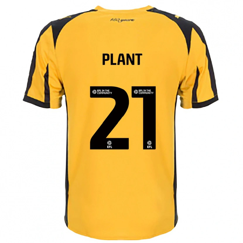 Danxen Män James Plant #21 Orange Svart Bortatröja Matchtröjor 2025/26 Tröjor T-Tröja