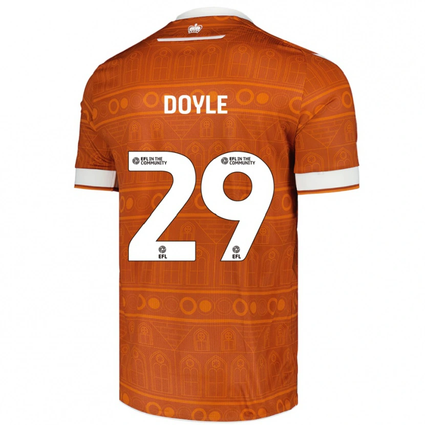 Danxen Män Kamari Doyle #29 Orange Vit Bortatröja Matchtröjor 2025/26 Tröjor T-Tröja