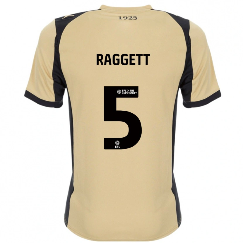 Danxen Män Sean Raggett #5 Guld Svart Bortatröja Matchtröjor 2025/26 Tröjor T-Tröja