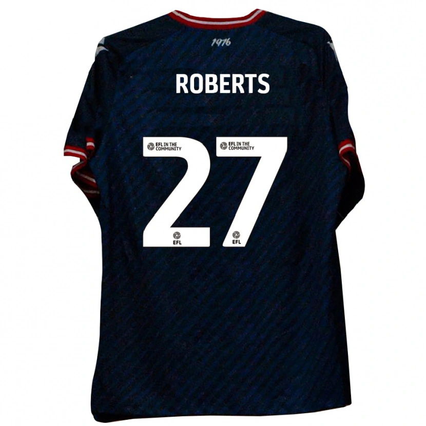 Danxen Män Mathaeus Roberts #27 Marin Röd Bortatröja Matchtröjor 2025/26 Tröjor T-Tröja