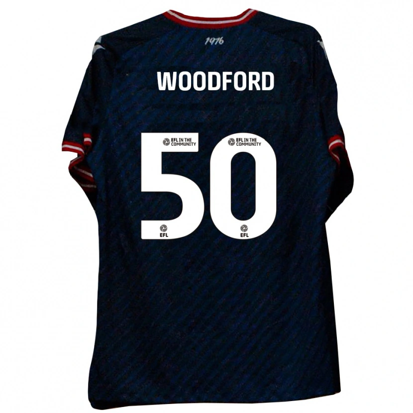 Danxen Män Max Woodford #50 Marin Röd Bortatröja Matchtröjor 2025/26 Tröjor T-Tröja
