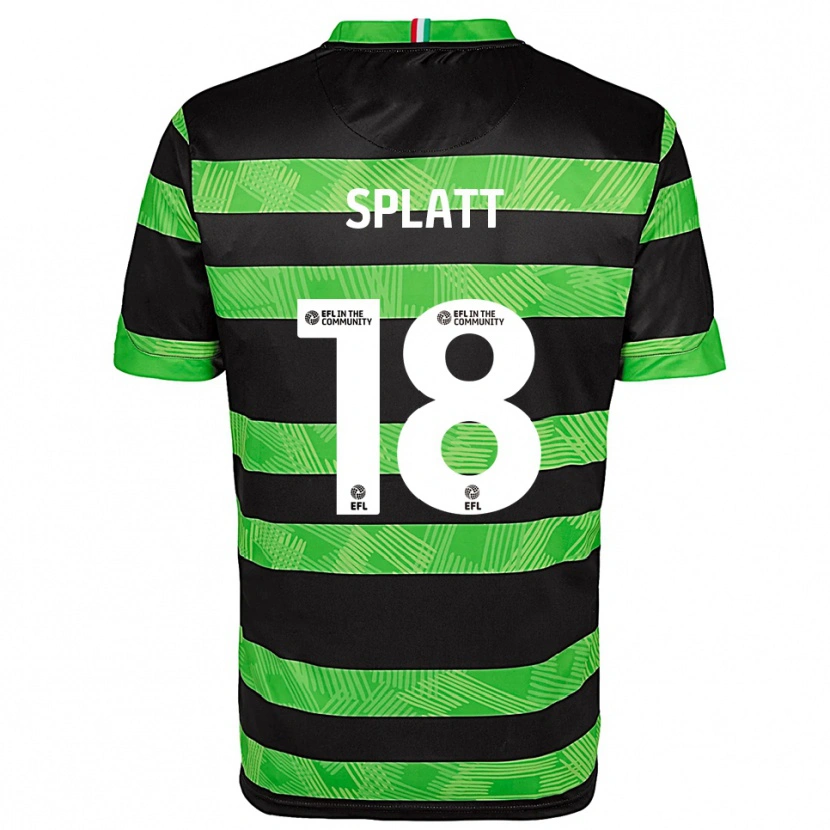 Danxen Män Delano Mccoy-Splatt #18 Svart Grön Bortatröja Matchtröjor 2025/26 Tröjor T-Tröja