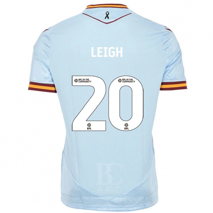 Danxen Män Tommy Leigh #20 Himmelsblå Bortatröja Matchtröjor 2025/26 Tröjor T-Tröja
