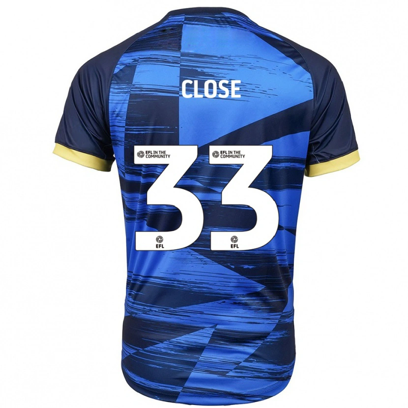 Danxen Män Ben Close #33 Blå Marin Bortatröja Matchtröjor 2025/26 Tröjor T-Tröja