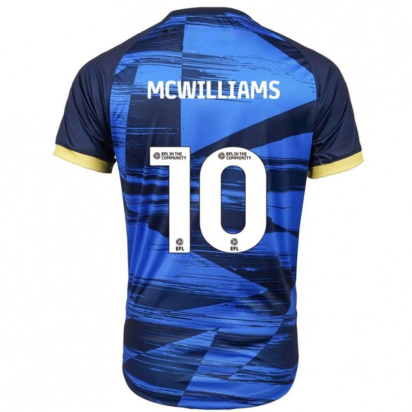 Danxen Män Hannah Mcwilliams #10 Blå Marin Bortatröja Matchtröjor 2025/26 Tröjor T-Tröja