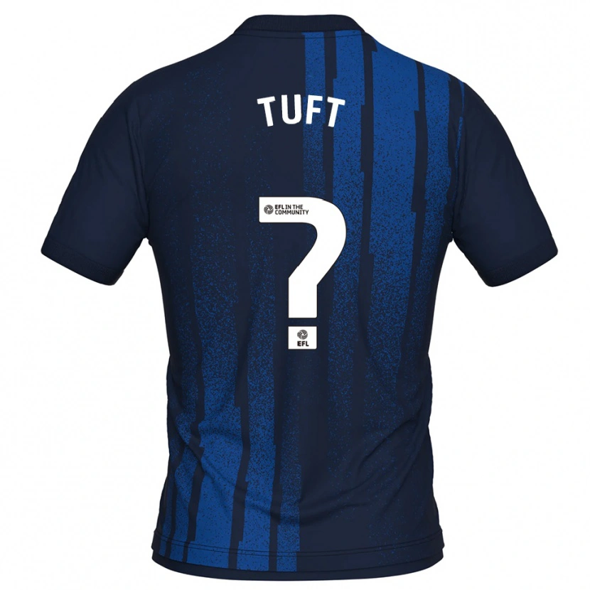 Danxen Män Jacob Tuft #0 Marin Vit Bortatröja Matchtröjor 2025/26 Tröjor T-Tröja