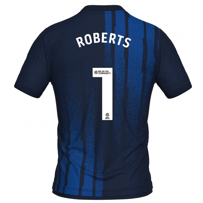 Danxen Män Liam Roberts #1 Marin Vit Bortatröja Matchtröjor 2025/26 Tröjor T-Tröja