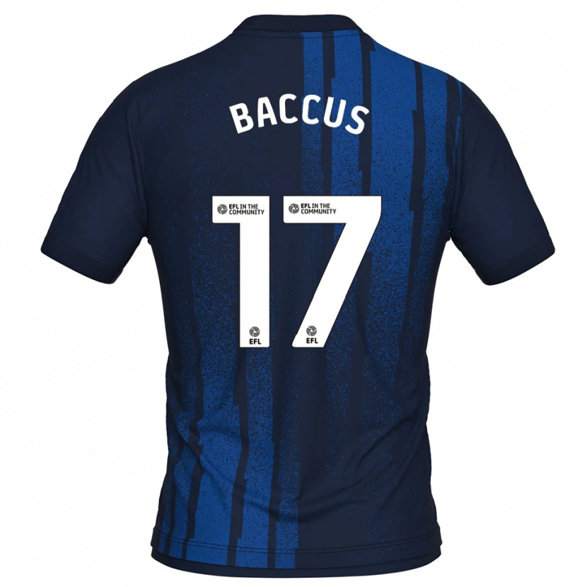 Danxen Män Keanu Baccus #17 Marin Vit Bortatröja Matchtröjor 2025/26 Tröjor T-Tröja