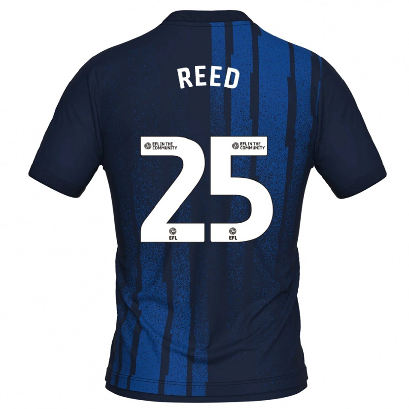 Danxen Män Louis Reed #25 Marin Vit Bortatröja Matchtröjor 2025/26 Tröjor T-Tröja