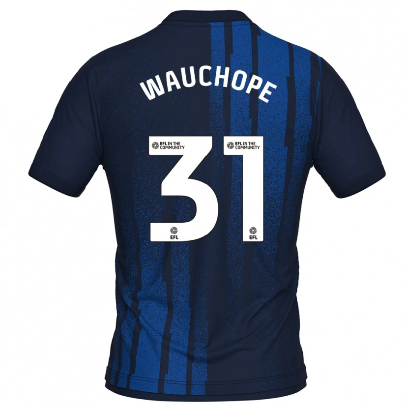 Danxen Män Darien Wauchope #31 Marin Vit Bortatröja Matchtröjor 2025/26 Tröjor T-Tröja