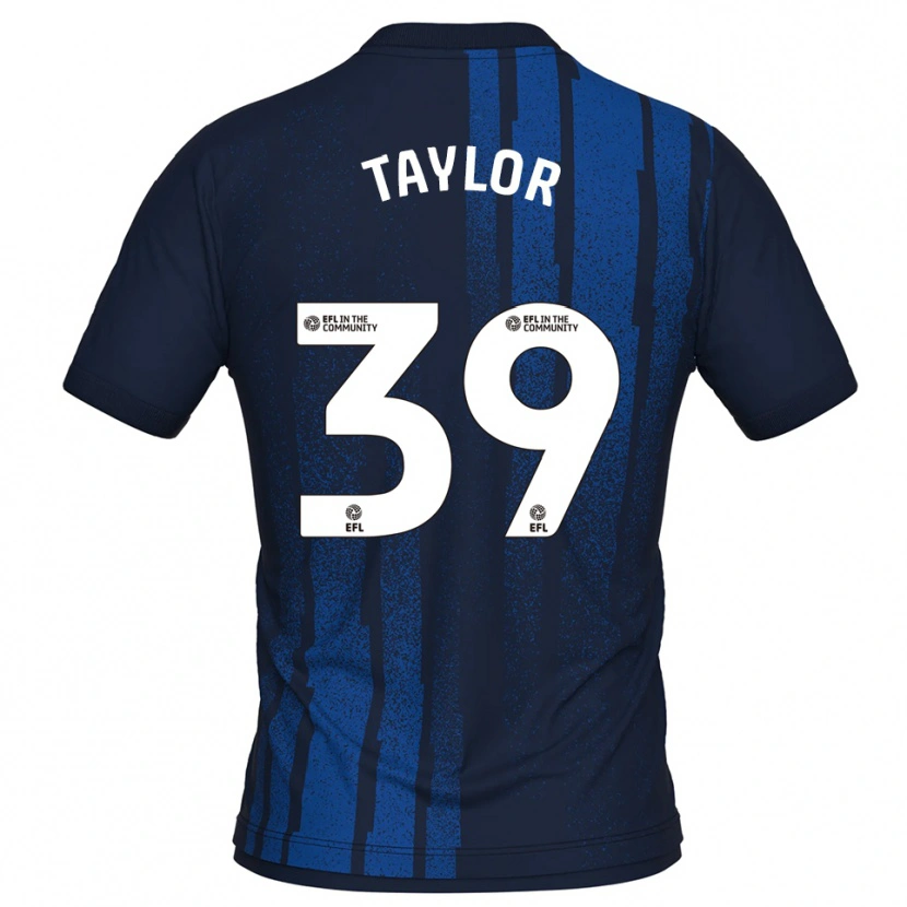 Danxen Män Oliver Taylor #39 Marin Vit Bortatröja Matchtröjor 2025/26 Tröjor T-Tröja