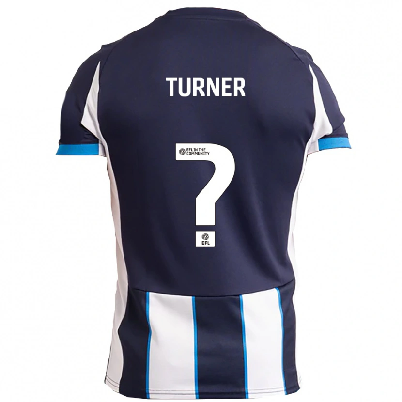 Danxen Män Elle Turner #0 Vit Marin Bortatröja Matchtröjor 2025/26 Tröjor T-Tröja