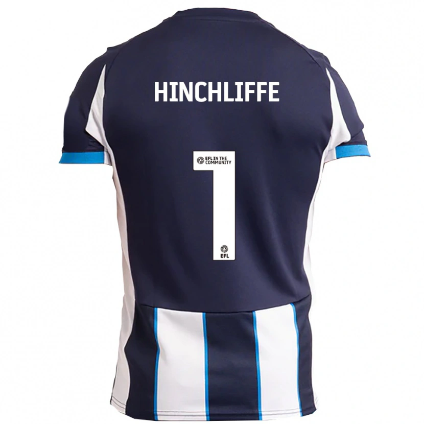 Danxen Män Ben Hinchliffe #1 Vit Marin Bortatröja Matchtröjor 2025/26 Tröjor T-Tröja