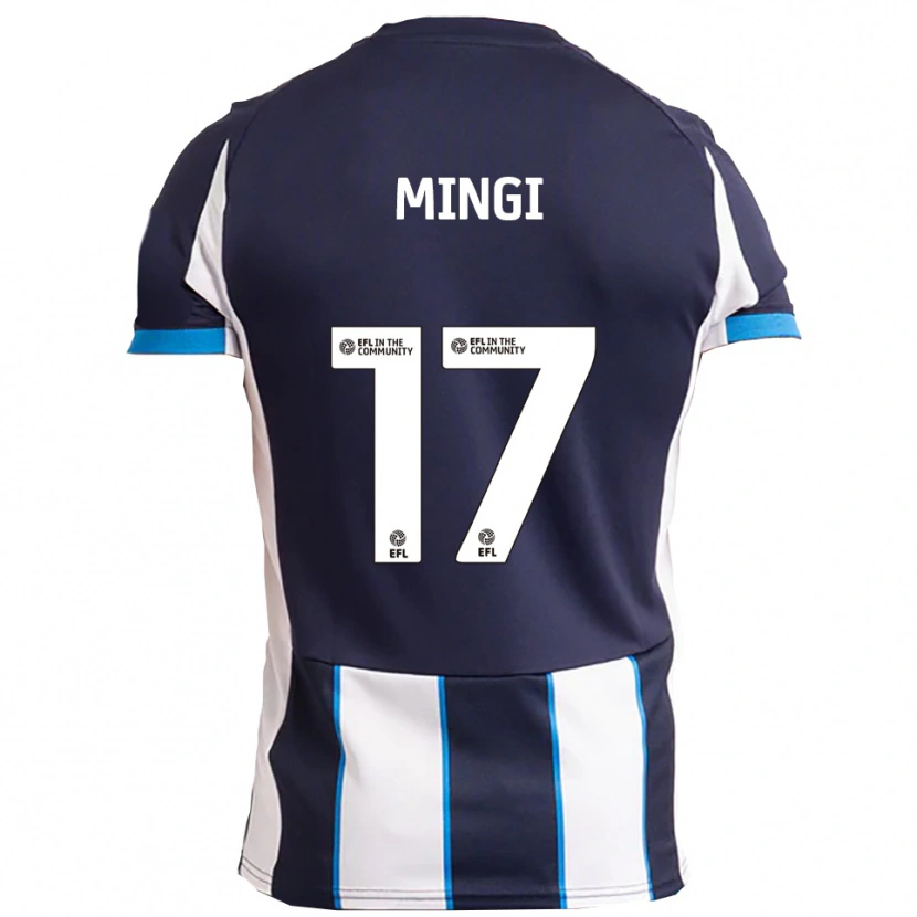 Danxen Män Jay Mingi #17 Vit Marin Bortatröja Matchtröjor 2025/26 Tröjor T-Tröja