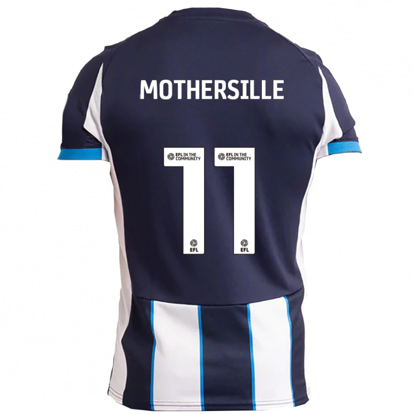 Danxen Män Malik Mothersille #11 Vit Marin Bortatröja Matchtröjor 2025/26 Tröjor T-Tröja