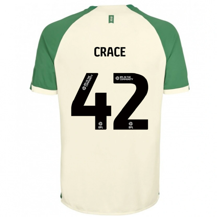 Danxen Män Dempsey Crace #42 Off-White Grön Bortatröja Matchtröjor 2025/26 Tröjor T-Tröja