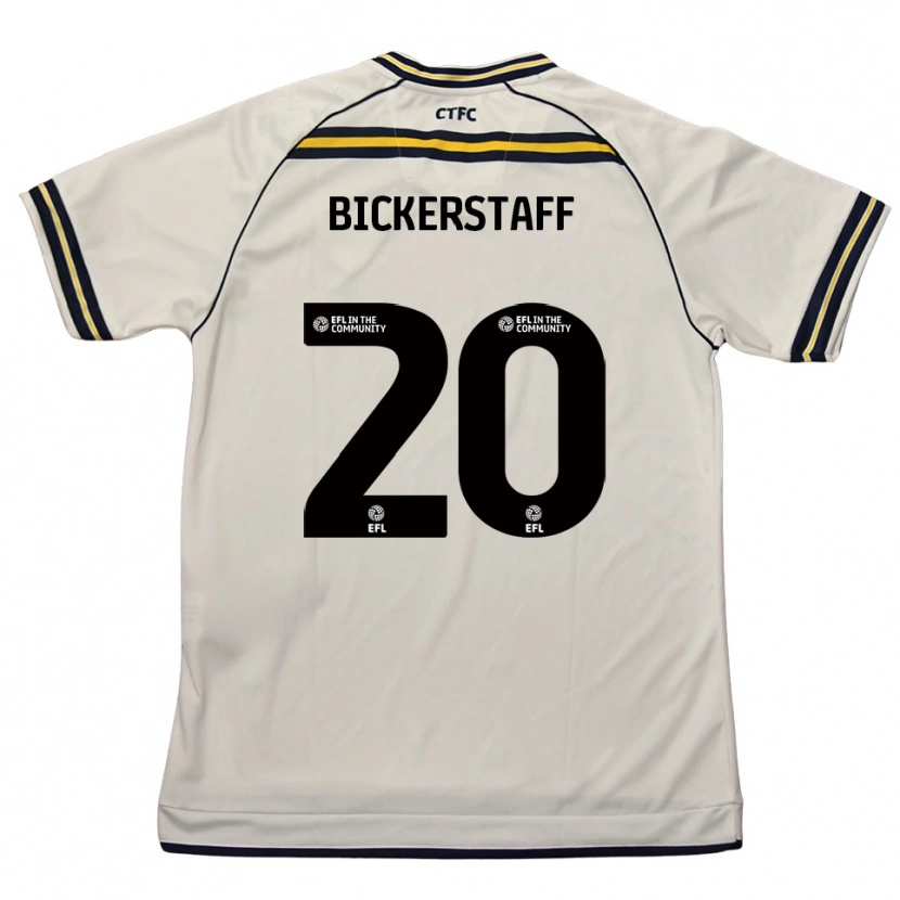 Danxen Män Jake Bickerstaff #20 Vit Marin Bortatröja Matchtröjor 2025/26 Tröjor T-Tröja