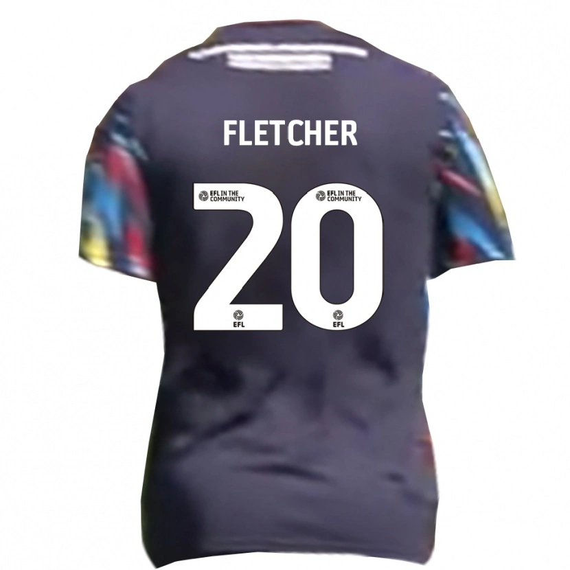 Danxen Män Isaac Fletcher #20 Marin Gul Röd Bortatröja Matchtröjor 2025/26 Tröjor T-Tröja