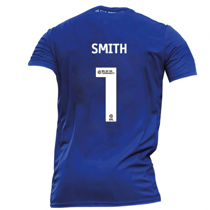 Danxen Män Grant Smith #1 Blå Vit Bortatröja Matchtröjor 2025/26 Tröjor T-Tröja