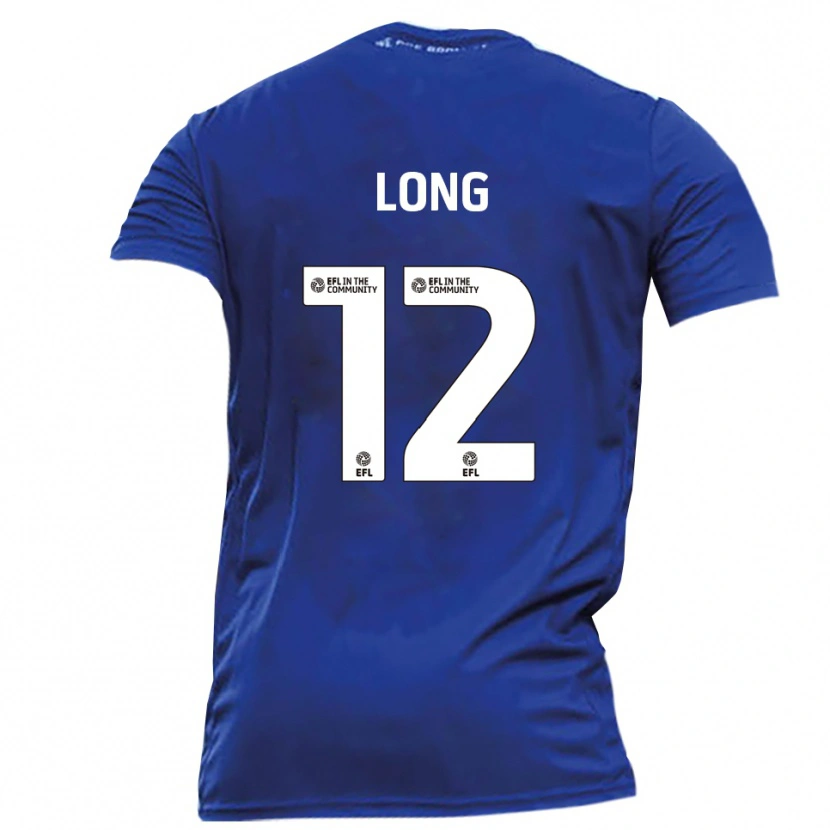 Danxen Män Sam Long #12 Blå Vit Bortatröja Matchtröjor 2025/26 Tröjor T-Tröja
