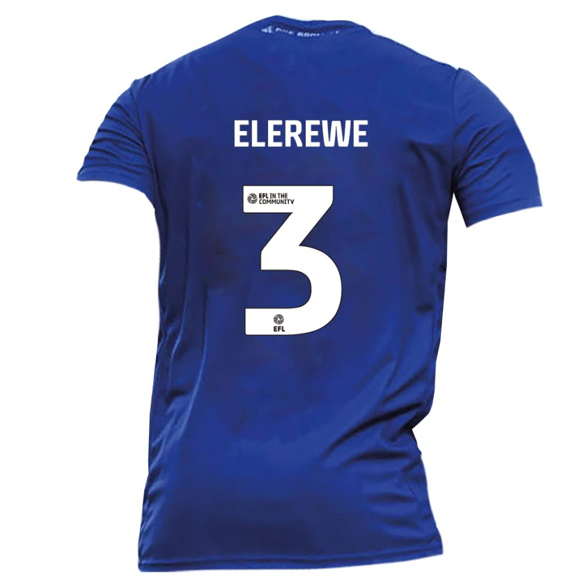Danxen Män Deji Elerewe #3 Blå Vit Bortatröja Matchtröjor 2025/26 Tröjor T-Tröja