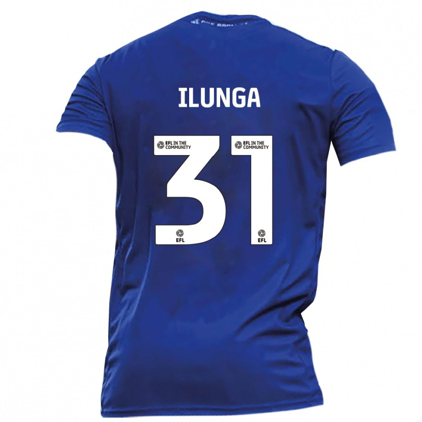 Danxen Män Brooklyn Ilunga #31 Blå Vit Bortatröja Matchtröjor 2025/26 Tröjor T-Tröja