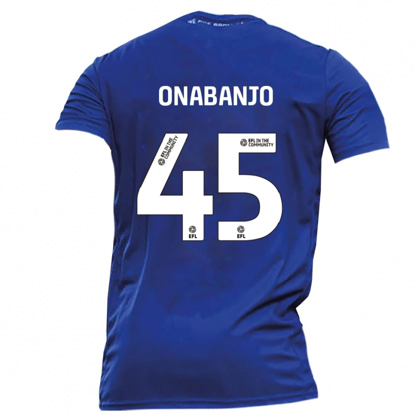 Danxen Män Remi Onabanjo #45 Blå Vit Bortatröja Matchtröjor 2025/26 Tröjor T-Tröja